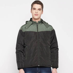 OEM Mens Windproof Hooded <b>Padded</b> Down Jacket Lightweight Packable Winter Puffer Coat Custom Logo Wholesale - Product Image 2