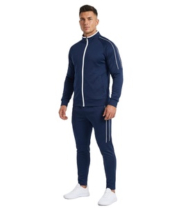 Conjunto Deportivo de Dos Piezas de Poliéster y Algodón Transpirable con Cuello Alto, Estampado, Felpa Sólida y Cintura Elástica para Verano - Product Image 1