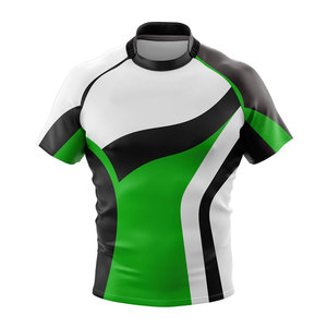 Jersey de Rugby Personalizado con Diseño de Impresión Digital, Cuello Redondo, Secado Rápido, Transpirable, Servicio OEM, Tallas Grandes, Superventas - Product Image 2