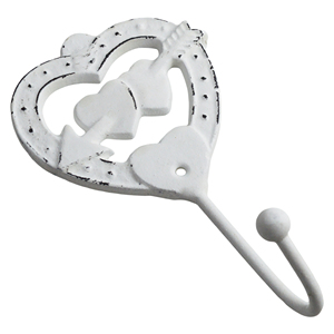 Colgador de Puerta Metálico Hecho a Mano con Diseño Pintado, Organizador de Almacenamiento para Baño, para Colgar Ropa, Abrigos, Sombreros, Llaves, con Gancho de Diseño - Product Image 3