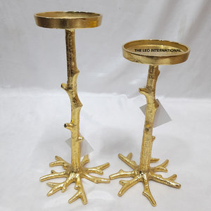 Event Decoration Metal Tray With 12 Tea Light Holders Glass <b>Candle</b> Jar for Tabletop Decorations Handmade in <b>Bulk</b> - Product Image 2