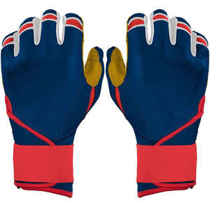 Gants de frappe de baseball professionnels de qualité supérieure, gants de frappe de baseball pour jeunes de qualité supérieure, en cuir, couleur et taille personnalisées, logo. - Product Image 1