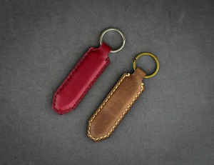 Vintage Genuine Leather <b>Custom</b> Handmade Multi-function Bottle Opener <b>Key</b> Holder Keychain Laser Embossed Printing Stylish <b>Keys</b> - Product Image 2