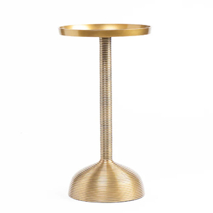 โต๊ะข้างอะลูมิเนียมเคลือบทอง - Product Image 2