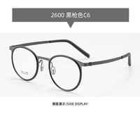 Lunettes Rétro Rondes en Titane de Haute Qualité, Montures Pliables à Cerclage Complet, Anti-Lumière Bleue, Options de Couleurs, Durables, Hypoallergéniques