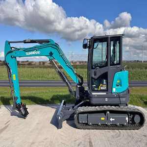 Miniexcavadora Sunward SWE 08 B, Microexcavadora Compacta Diésel con Sistema Hidráulico Auxiliar - Product Image 2