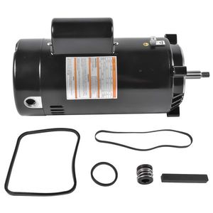 Motore per Pompa Piscina Monovelocità 2.5HP UST1252 56J Telaio 3450 RPM Ricambio per Hayward Super Pump con GO KIT 3 Esterno 60Hz Plastica - Product Image 3
