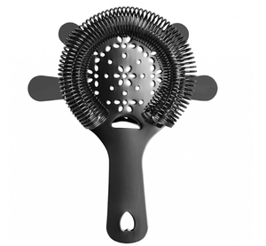 Passoire à cocktail en cuivre antique avec quatre pointes stabilisatrices et une poignée large unique. Disponible au prix de gros - Product Image 3