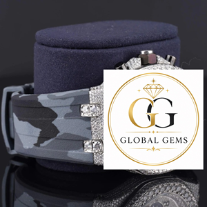 Premium Quality Green Analog Moissanite Diamond Watch for Gifting Special Occasions and Formal Events Available for Best Price - Product Image 5
