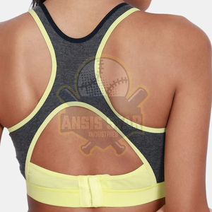 Sujetador Deportivo Transpirable para Yoga, de Secado Rápido, con Gran Soporte, Spandex/Poliéster, Sin Costuras, con Relleno Extraíble, Cuello Redondo, Tirantes No Ajustables - Product Image 4