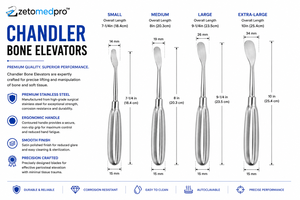 CHANDLER Bone <b>Elevators</b> Small Medium Large Extra Large ZETOMEDPRO - Product Image 3
