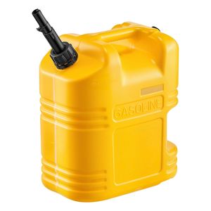 Contenitore Portatile per Carburante da 5 Galloni con Scala Graduata, Serbatoio con Beccuccio Sicuro e Antiperdita, Portata Massima 15 L/min, Design Piatto - Product Image 1