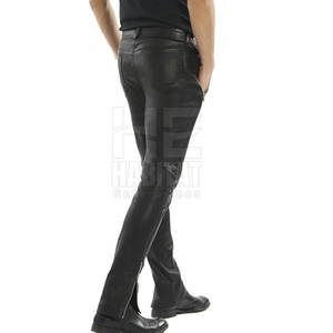 Pantalones de Cuero para Hombre de Último Diseño y Alta Calidad, Elegantes, Cómodos, Duraderos, Estilo de Cuero Genuino Suave - Product Image 2