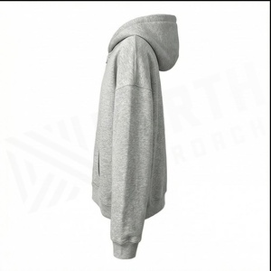 Hoodie surdimensionné élégant pour homme, design vintage délavé avec poche avant, confortable, personnalisable pour l'hiver. - Product Image 3