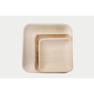 Assiettes de présentation en bois massif de haute qualité, écologiques, design classique, faites à la main, lavables au lave-vaisselle - Product Image 5