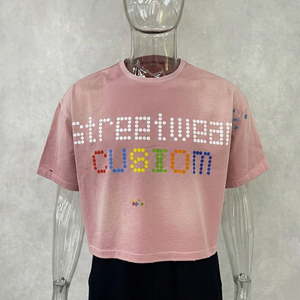 Camiseta Ligera para Hombre, Diseño de Punto, Lavada, Corte Regular, 100% Algodón, Transpirable, Suave, para Uso Diario, Cualquier Temporada - Product Image 3
