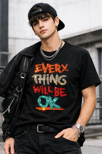 เสื้อยืดกราฟิกประดับเพชรแบบยูนิเซ็กซ์ – ดีไซน์ทันสมัย ผ้าฝ้ายพรีเมียม รับผลิตโลโก้ตามสั่ง/ขายส่ง - Product Image 4
