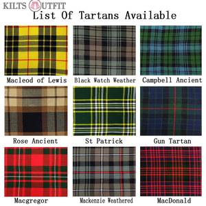 Ajusteurs de kilt tissés, sangles élastiques à boucle en tartan, accessoires de kilt écossais pour robe de mariage et de festival - Product Image 6