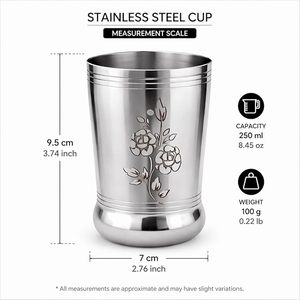 Vasos Elegantes y Modernos de Acero Inoxidable, Ecológicos y de Primera Calidad para Agua, Jugo, Té, Uso Diario, Aptos para Microondas y Lavavajillas - Product Image 5