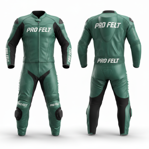 Combinaison de moto en cuir sur mesure de haute qualité avec logo personnalisé, équipement de protection, armure CE, combinaison de moto imperméable - Product Image 5