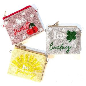 Monedero pequeño hecho a mano con cuentas, moderno y elegante, para niñas, a precio económico. - Product Image 4