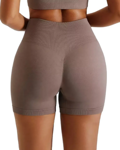 Wholesale Quick Dry Casual Gym Shorts Women Fitness Elastic <b>Athletic</b> Fitness Yoga Shorts Waist Women Fitness Yoga Shorts High - Product Image 4