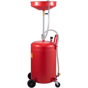 Réservoir de vidange d'huile usagée portable de 20 gallons, draineur pneumatique pour le vidange d'huile, outil de réparation automobile, conteneur de transfert de liquides et de carburant - Product Image 2