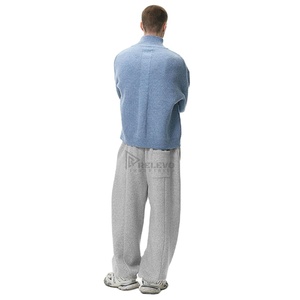 Nuevos Pantalones Deportivos Casuales de Felpa, Estilo Holgado y Acampanado, Personalizados al por Mayor para Hombre, OEM, Ecológicos, Antipilling, Alta Calidad, Bajo Precio - Product Image 2