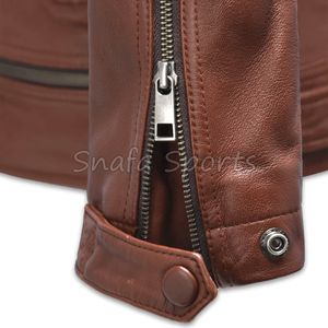 Luxury Premium Men Leather Jacket Elegant Warm Men Winter Leather Jacket Designer Fashion Outerwear for Stylish Appearance - Product Image 6