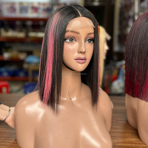 Productos Capilares Premium, Pelucas de Cabello Humano Vietnamita, Pelucas Bob con Frente de Encaje, Cabello Virgen Vietnamita, Pelucas Lisas y Suaves, Sin Enredos - Product Image 2