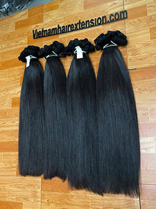 ผมต่อแบบสกินเวฟท์คุณภาพสูง ผมแท้แบบดับเบิ้ลดรอน ความยาว 8"-40" เวอร์จิ้น เรมี - Product Image 2