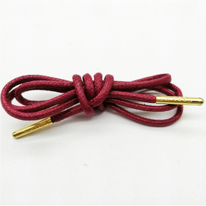 Lacets ronds cirés classiques élégants et durables pour chaussures Oxford - Product Image 2