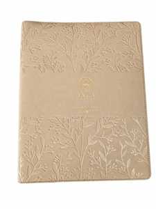 JALA PU Leather Matt Black Menu Folder Floral Embossed Design ISO Certified Wine Cocktails Restaurant Use Model MZMNB-52 - Product Image 5