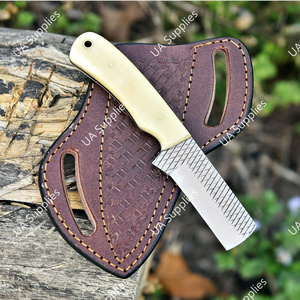 Couteau de boucher en acier inoxydable, lame pleine, manche en os de chameau, qualité industrielle OEM - Product Image 4