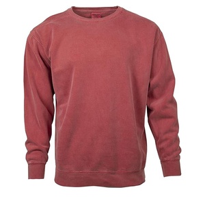 Sudadera sostenible para hombre, Sudadera de cuello redondo de lana de algodón de bambú, jerséis de lana ecológicos para hombres - Product Image 1