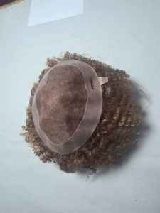 ทูเป้ผมแท้แบบหยิกสไตล์อินเดียสำหรับผู้ชาย ฐานโมโน Prothes-TAZ HAIR BANGLADESH - Product Image 2