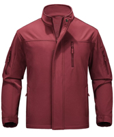 Veste tactique d'hiver pour homme à capuche, col montant, imperméable, doublure polaire softshell, respirante, coupe-vent, personnalisable