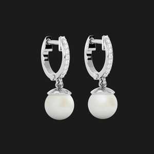 Shimmering Zircon Flower <b>Stud</b> Earrings in 925 <b>Sterling</b> <b>Silver</b> with Rose Gold Plating Luxury Gift for Engagement & Wedding - Product Image 2