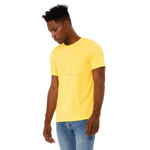 T-shirt décontracté en coton pour homme, coupe ajustée, motif uni, respirant, élégant, pour le sport et la gym, mode été 2026 - Product Image 2