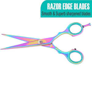 Ciseaux de coiffure professionnels pour la texture des cheveux, ciseaux de barbier en acier inoxydable, outils de coupe de cheveux pour hommes et femmes - Product Image 6