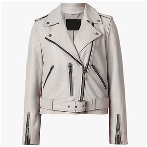 Chaqueta de Cuero Genuino Premium con Forro Suave, Estilo Motociclista, Resistente al Viento, Chaqueta de Moda de Invierno para Uso Diario - Product Image 1