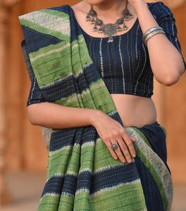 Casual Printed Polyester <b>Saree</b> <b>For</b> <b>Women</b> Quick Dry Wrinkle FreeParty Diwali Traditional Ethnic Garment Elegant Wear Drape Unit - Product Image 5