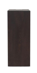 Modern Teak Pedestal <b>Console</b> <b>Table</b> <b>Narrow</b> Entryway Living Room Hallway Dark Brown - Product Image 2
