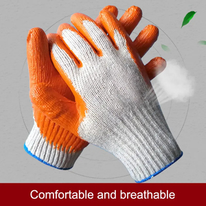 Guantes Recubiertos de Nitrilo, Guantes de Seguridad Industrial con Agarre Resistente a la Abrasión, Forro Transpirable para Construcción y Trabajo General - Product Image 5