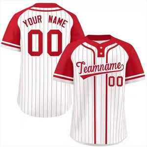 Conjunto de Uniforme de Béisbol Personalizado para Adultos, Camiseta de Béisbol Transpirable, 100% Poliéster, Manga Corta, Logotipo Frontal - Product Image 1