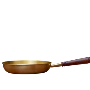 Poêle à frire Kadhai en laiton martelé de haute qualité, ustensile de cuisine traditionnel fait main, conception premium en laiton épais - Product Image 4