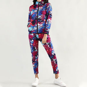 Quick Dry Spandex Polyester Ankle-Length Pants With Side Pockets Oem Service High Quality <b>Tie</b> <b>Dye</b> Fleece Winter Tracksuit - Product Image 1