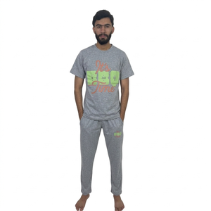 Ensemble de survêtement pour homme, t-shirt et pantalon longs, imprimés, 2 pièces, style streetwear, t-shirt et pantalon oversize - Product Image 4