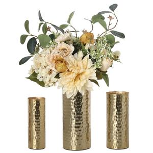 Jarrón de Metal Contemporáneo para Arreglos Florales, Adorno Interior Premium para el Hogar y la Oficina - Product Image 6