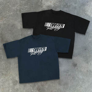 เสื้อยืดโอเวอร์ไซส์ลายกราฟิกวินเทจสไตล์ลำลองสำหรับผู้ชายและผู้หญิง ผ้าฝ้ายทรงหลวมใส่สบายแฟชั่นฤดูร้อน - Product Image 2
